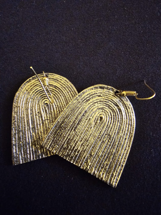 AATC Brass Curve Earrings