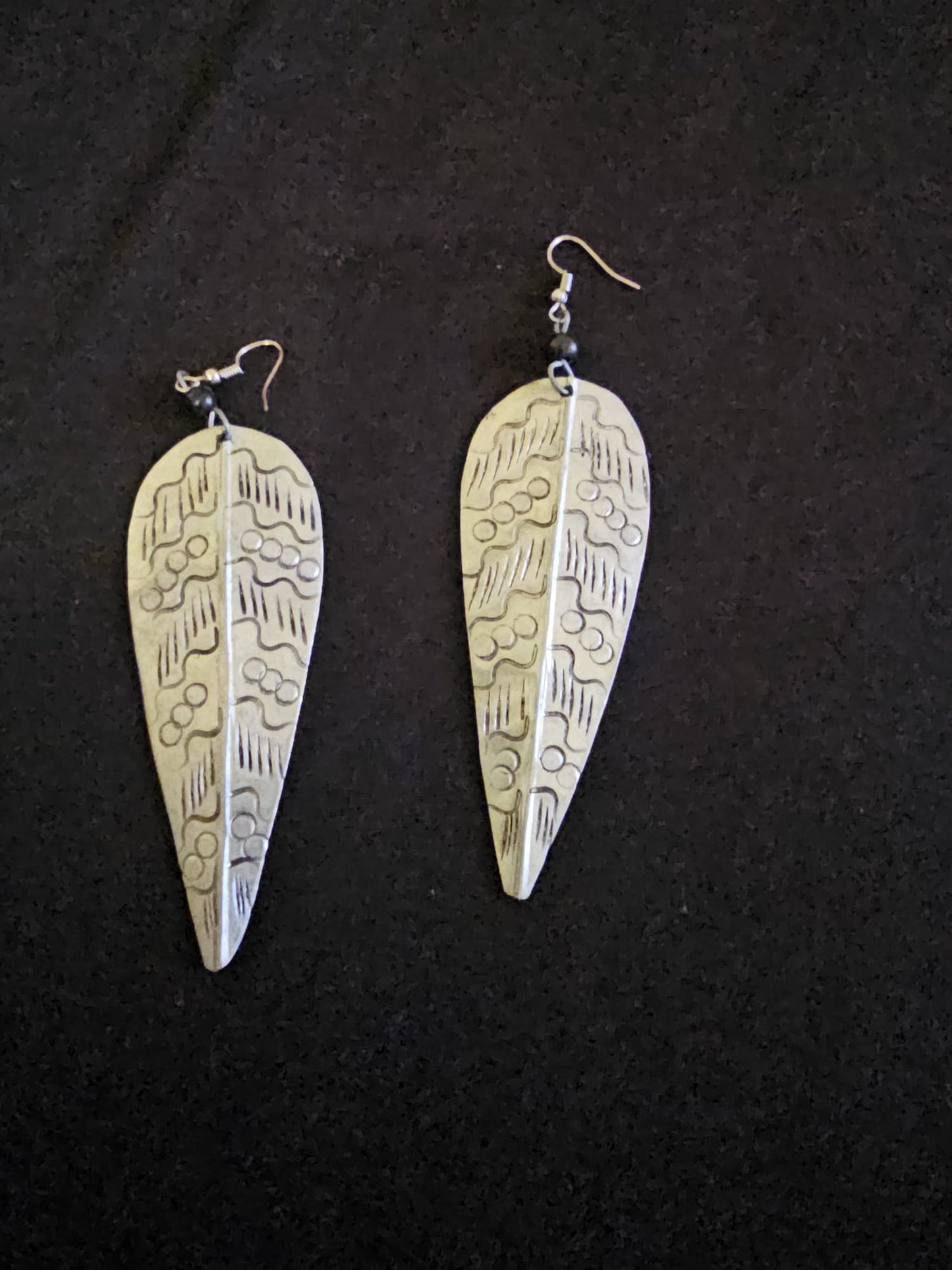 AATC Aluminium Leaf Earrings